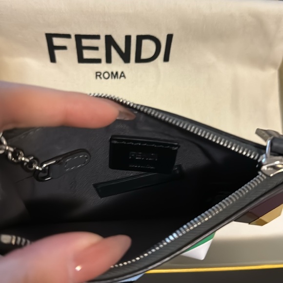 Authentic Fendi Key chain coin leather pouch Brandnew - Picture 2 of 7
